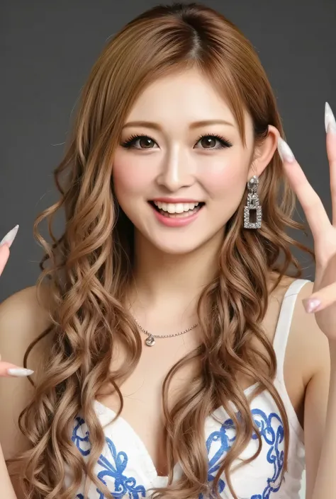 Very noble、She's horny and cute 、model pose after nipple training、posing、Purikura shooting、highlight breasts、pulls my heart together、hentai、healthy white skin、 Beautiful brown hair semi-long、 Please wear revealing clothes 、 Sensual and Attractive 。Wear se...