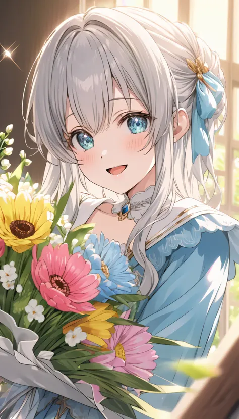 ((ultra-detailed)), (highly detailed CG illustration), (best quality:1.2), ultra-highly detailed, colorful composition, artistic photoshoot, 1girl, solo focus, ((upper body:1.4)), moe anime character, girl, dainty facial structure, (baby face), (round face...