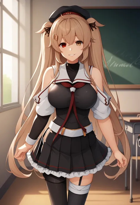 Murasame (KANCOLLE)、(Murayama Nikkantai collection),1 girl , score_9, score_8, score_7, source_anime, game CG ,masterpiece, Highest Quality, nsfw, masterpiece,Highest Quality,great quality,very aesthetic, light brown hair, 1 girl, solo, long hair, chest,ha...