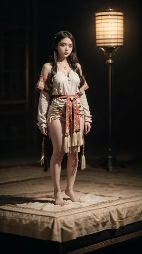 old photos、documentary photo  、 analog movie、vignette effect 、Beautiful 18th Century Native American Women、Arid Zones  、Beautiful Indian Women、Beautiful Traditional Native American Costumes、Cinematic lighting、violento、black hair、dark eyes、Belle, PERSEPHONE...