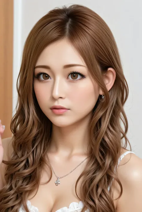 Very noble、She's horny and cute 、love hotel、sexual intercourse、on bed、model pose after nipple training、posing、Purikura shooting、highlight breasts、pulls my heart together、hentai、healthy tanned dark skin、 beautiful brown hair ponytail、 Please wear revealing ...