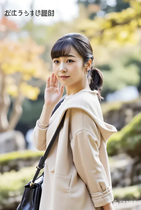 est quality, masterpiece, Extremely Detailed, realistic, A slim, sexy European girl works at a McDonald's restaurant, Chest, beautiful realistic 、((naked、Wearing a transparent shirt and hat,wearing a miniskirt, holding a luxurious bag、)) slim body , small ...