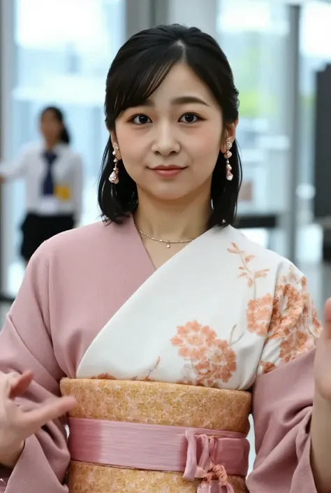 High Quality、masterpiece、very detailed、real、slim and sexy European girls work at McDonald's restaurants in a heavily polluted city、chest、美しくreal、(((naked、wearing a yukata、in a heavily polluted city、Protruding nipples are visible、topless、))) slim body 、小さなc...