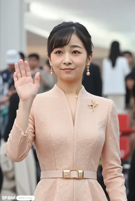 est quality, masterpiece, Extremely Detailed, realistic, , ((The chest opens and the big breasts are emphasized)), beautiful realistic 、(((naked、Wearing a transparent shirt and hat,wearing a miniskirt, holding a luxurious bag、))) slim body , small breasts,...