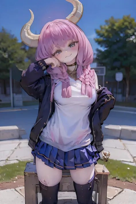 Funeral Frey&#39;aura Funeral Frey&#39;aura&#39;    {{X}}   
(((((((( uniform ))))))))   (((Cute Sexy Poses))),   Big Breasts 、Horn、 (((((Schoolyard ))))))alone、Show Me White Panties