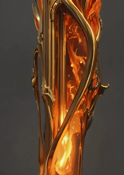 masterpiece, Best Quality, , super detailed, high detail, high quality, Best Quality, 1080P , flame,Delicate metal crafts,Flowing magma