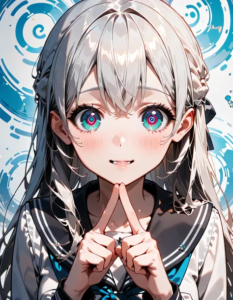 ((ultra-detailed)), (highly detailed CG illustration), (best quality:1.2), ultra-highly detailed, colorful composition, artistic photoshoot, 1girl, solo focus, ((upper body)), moe anime character, girl, dainty facial structure, (baby face), (round face), (...