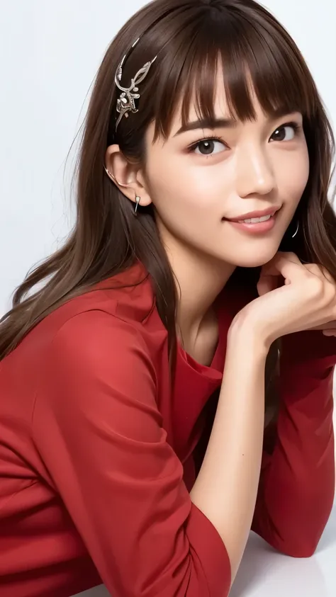 (masterpiece:1.2), (In 8K、Ultra High Definition、ultra high definition、Ultra HD、超realisticな、best quality), (realistic - photo ), high definition RAW color photo, professional photography, Natural sunlight,  Soft Shadows, (realistic:1.3), A 30-year-old woman...