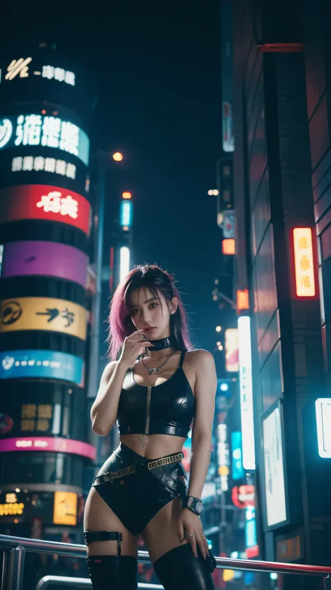 A girl, in the cyberpunk city, Cyberpunk Photos, Cyberpunk 2000. role model, in a future cyberpunk city, Woman, at an cyberpunk city, cyberpunk girl, cyberpunk style, cyberpunk girl, Tokyo&#39;s Future Cyberpunk Night, in the cyberpunk city, (work of art、4...