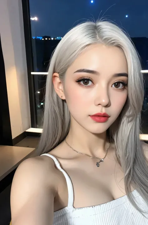 ((best quality, 8,000, masterpiece :1.3)), full body, Clear Focus :1.2, beautiful woman with perfect figure :1.4, slim abs after :1.2, ((blond hair on your body, Big breasts :1.2)), Wear ,At the bar, full breasts,Highly detailed face and skin, Meticulo...