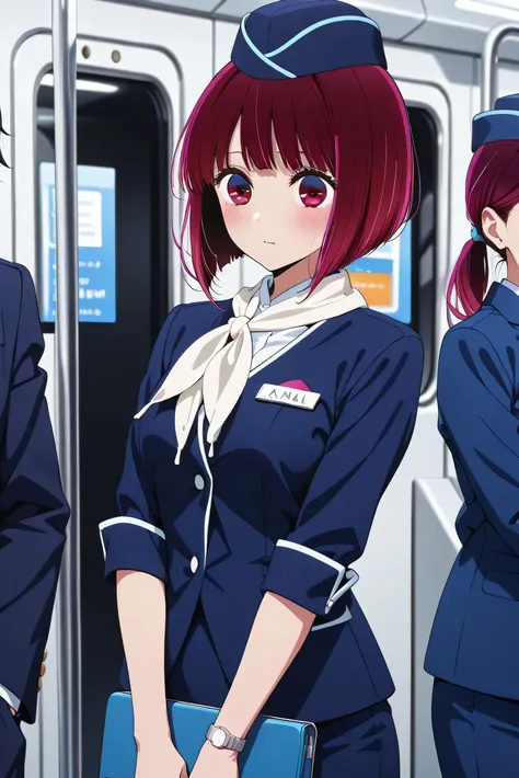 (Highest quality), beautiful woman, Kana Arima, Flight Attendant,