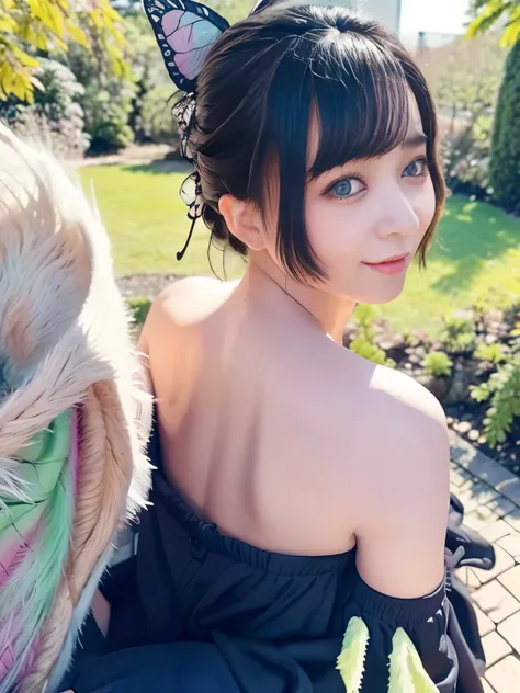  Ultra Realistic 8k CG ，masterpiece，（（  highly detailed background  ，  Delicate Eye and Face Patterns ， accurate details ）），Highest Quality，   very knowledgeable person々  ，high definition eyes  and face，high definition eyes ， Nobe Kotori   ， colorful hair ...