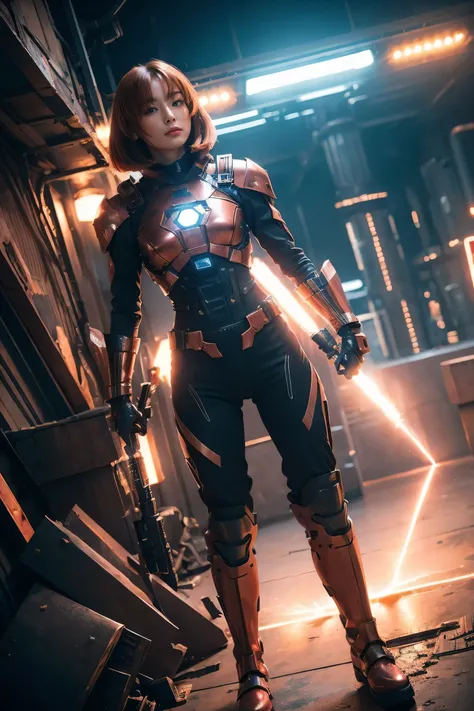 (alone) inconceivable and spectacular an emergency scene of a cloud figure Sophie Turner in a universe cloud, フラクタル星雲鎖, universe,universe船, Vibrant Presence, , unrealistic, high contrast, Symbolism, Mechanical Parts,Weaponized Battle Suit、 illumination, S...