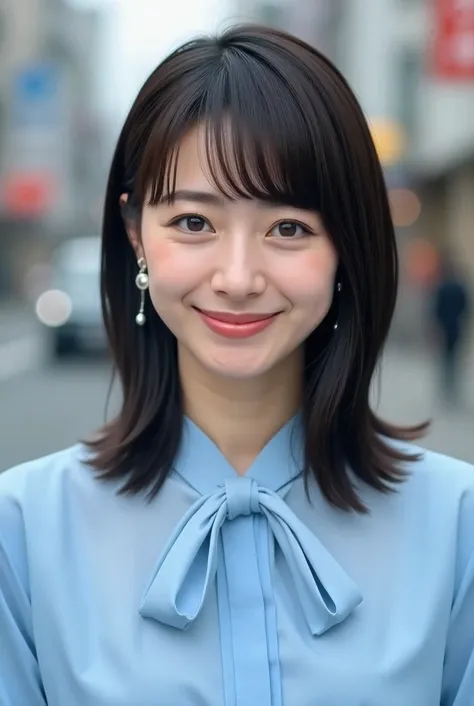 (8k, late 20th century photo, highest quality, masterpiece: 1.2), (realistic, photorealistic), (28-year-old career woman in Tokyo)
(A neat and tidy Japanese beauty with light makeup)
((Long face, well-formed eyebrows, light makeup, medium-length straight b...