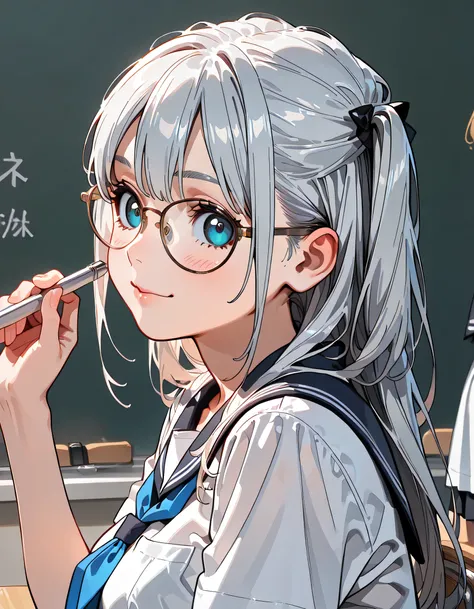 ((ultra-detailed)), (highly detailed CG illustration), (best quality:1.2), ultra-highly detailed, colorful composition, artistic photoshoot, 1girl, solo focus, upper body, moe anime character, girl, dainty facial structure, baby face, round face, rounded c...