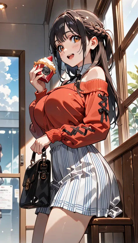 ((ultra-detailed)), (highly detailed CG illustration), (best quality:1.2), ultra-highly detailed, colorful composition, artistic photoshoot, 1girl, solo focus, thigh to top, cowboy shot, moe anime character, girl, dainty facial structure, baby face, round ...