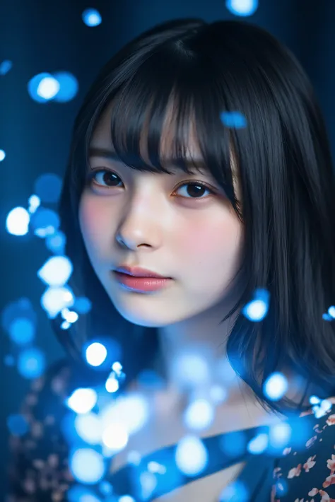 Angel's Smile intense flash ecstatic expression blue firefly