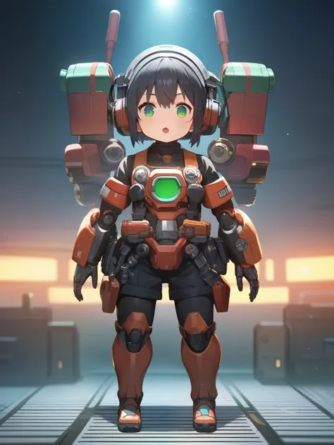 score_9, score_8_up, score_7_up, score_6_up, score_5_up, score_4_up, anime,nsfw,uncensored,Highest Quality,masterpiece,Very Detailed,ultra detailed, one young girl,Baby Face,Full armor,Zaku,zaku,cyborg,science fiction, Armed, extremely detailed eyes, great...