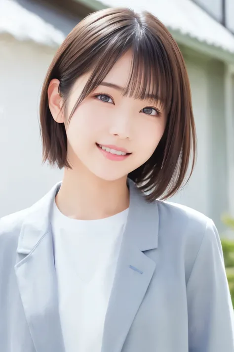 beautiful Japanese woman ,(Winter clothes:1.2), 20 years old、 light green coat、 ( RAW photo, best quality), (reality, realistic :1.4), clean looking 、iris、 Very Detailed Eyes and Face , beautiful detailed nose, beautiful eyes , perfect anatomy ove...