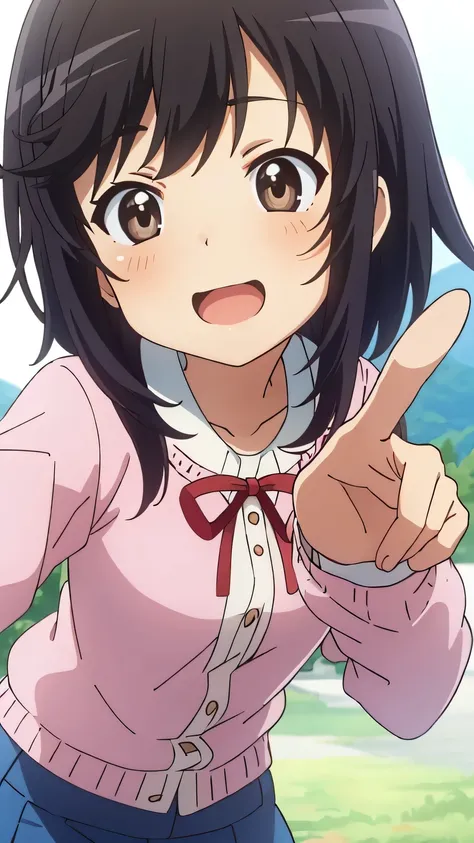 {{{masterpiece}}}, (best quality:1.5), (ultra-detailed:1.5), {illustration}, {{an extremely delicate and beautiful}}, (beautiful detailed eyes:1.6), absurdres, highres, extremely detailed face, 16k, hd, visual anime de uma jovem mulher, extremamente bonito...
