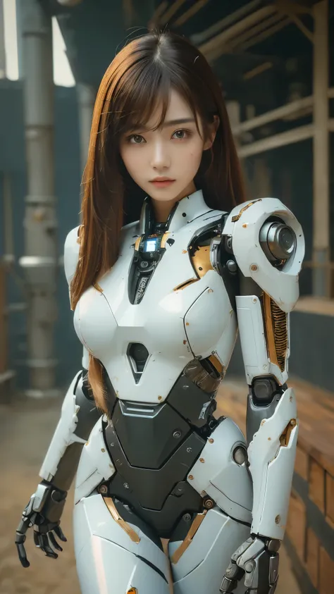 (((masterpiece))), (realism, realism texture), (top Quality, High Quality, top resolution, high resolution), ultra detailed, (high detailed), beautiful robot girl, she is incredible machine, incredible Super beautiful girl), beautiful smooth face girl, (be...