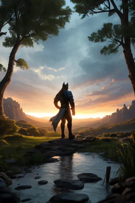 male, anthro, erect penis, extreme anal penetration, intricate details, highly detailed, 8K, hyper-realistic, photorealistic, cinematic lighting, epic fantasy scene, dark, moody atmosphere, dramatic shadows, glowing magical energy, rugged terrain, rolling ...