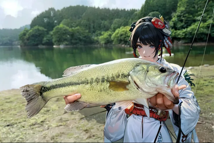 (masterpiece:1.5),beautiful hair,beautiful eyes on my stomach,beautiful lips,Beautiful slender body,Big Breasts,cleavage,(Konno Anna:1.4),(smiling expression:1.3),(Riverside:1.4), ,((((the most beautiful woman in the world:1.7)))),((((Taisho Romance:1.5)))...