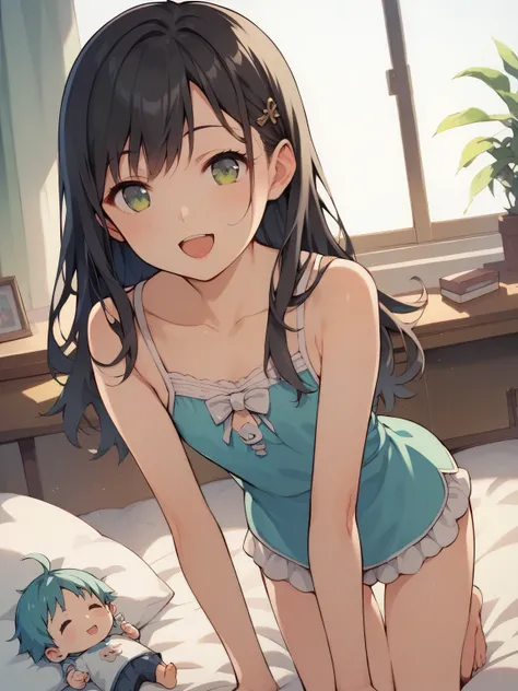 score_9, score_8_up, score_7_up, score_6_up, score_5_up, score_4_up, anime,nsfw, uncensored,anime girl,correct anatomy,((Highest Quality)), ((masterpiece)), (is well known), perfect face, indoor, bedroom, viewers,
One person girl, Daidouji Tomoyo,young ,...