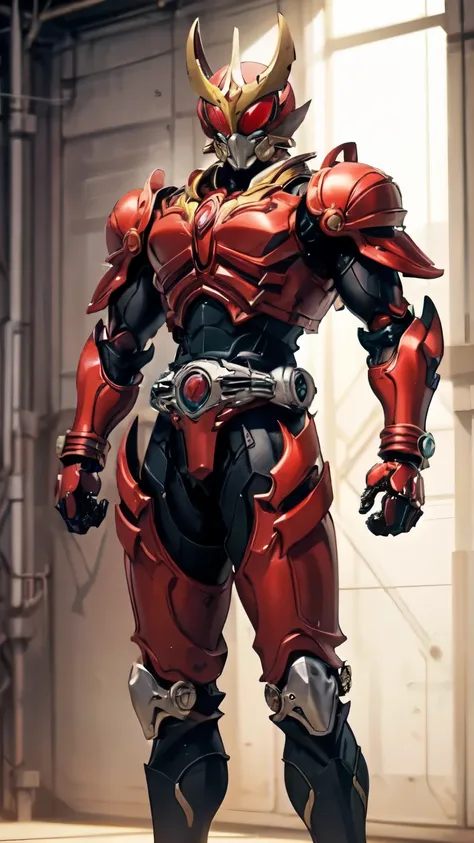 (masterpiece:1.5, Highest Quality:1.5, very delicate :1.5), ((male:1.5)), フルフェイスヘルメットをかぶったmale性, green eyes, fantasy-style high-tech biomimetic armored combat uniforms , (Composite layered chest armor), The design combines weight and agility, fully seal...