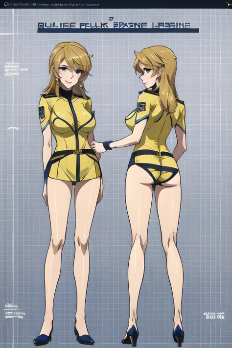Can you draw a person with a full body in white uniform， Will he have long hair，Please Become Blonde，wavy hair elegant appearance，American police uniform ，Can you draw a military uniform， American police uniform ，smile， The mature sexual appeal of a 30-yea...