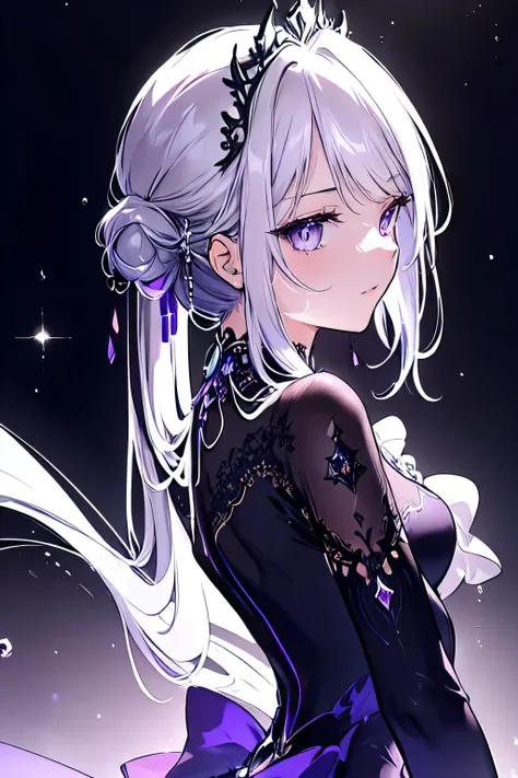 High definition RAW color art, Animation,sculptures, Silver Marble Skin, (((Ultra detailed elegant))), Magical atmosphere, (Detailed skin, Texture (Intricately detailed, Fine detail, ultra-detailliert), crimson moonlight, depth of fields, Bokeh, Silky Touc...
