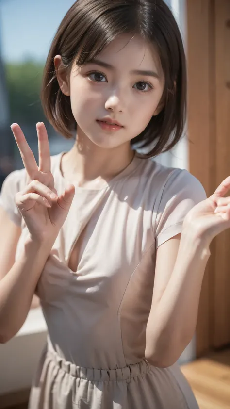 detailed fingers、two fingers、 re-depicted without any sense of incongruity