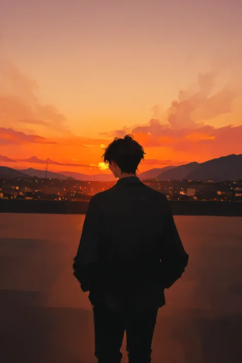To create a male character, you need to be in the background, then there is a vision, a sunset, and a sense of salvation