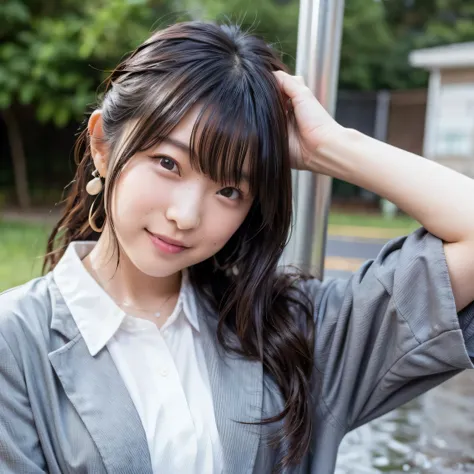 viewers,   ( Laura ：Rina Ueda) ( Laura ：Rina Uedaの顔)（ Laura ：超リアルなRina Ueda）（1 person，solo）（1 personの写真）（High Ponytail）（smile）（ Laura ：Rina Uedaの顔写真）（earrings)（）（Heavy rain on the way to school 1:2）（voice actor：Rina Ueda）（Beautiful breasts 1:2）（）（Figure 1 ...