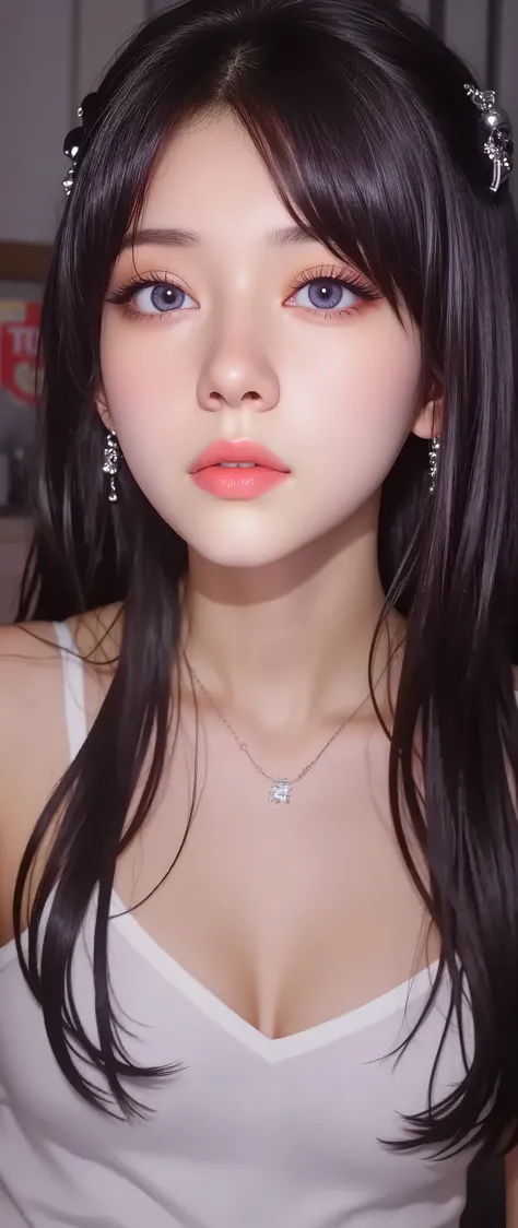 photorealistic,Realistic illustration in Modelshoot style,((masterpiece)),((The best quality)),((Ultra Quality)),((ultra detailed)),((1girl long white hair)),((Only)),((waifu:1.5)),Perfect anatomy,perfect hands,beautiful cuerpo,beautiful_method,ulzzang-650...