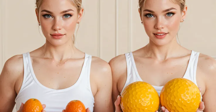 Remove the girl on the right, change details