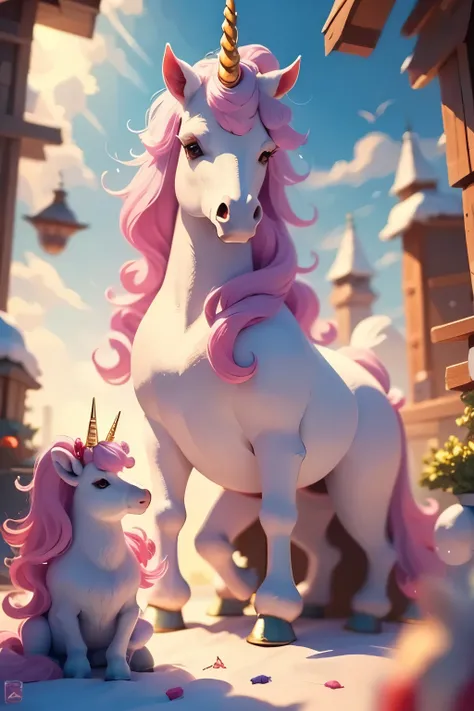fantastical creature, majestic unicorn