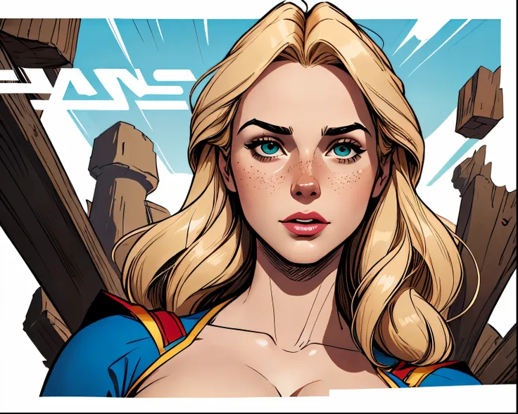 Linda poses in portrait mode Cartoon character in dynamic pose two women with freckles on their faces Disney Princess Anna de Arendelle q a woman in a superhero costume flying through the air, supergirl, Gal Gadot as Supergirl, female superhero proportions...