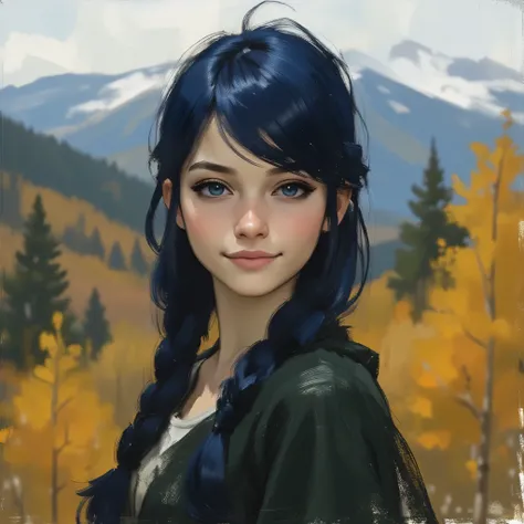 A very beautiful 22 year old a lady paladin warrior, beautifully detailed eyes, (((electric blue eyes: 1.5))), (beautiful and detailed candy pink lips, thin lips, slight shy smile), messy hair, (((long DeepSkyBlue hair))), hair braided on one side, shiny h...