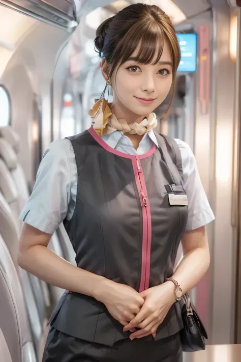 (masterpiece:1.2, Highest Quality:1.2), 32kHDR, high resolution, (alone、From the Surrounding Environment)、( station(at)streetcar(Romendensha) expression full of anticipation conveys the atmosphere of 、Professional Lighting)、Empty station(at)streetcar(Romen...