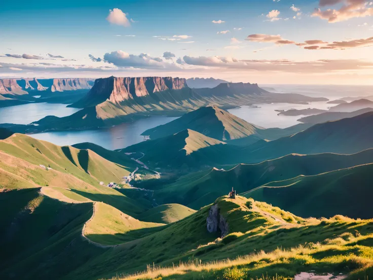 Fantastic Worldview dreamy landscape