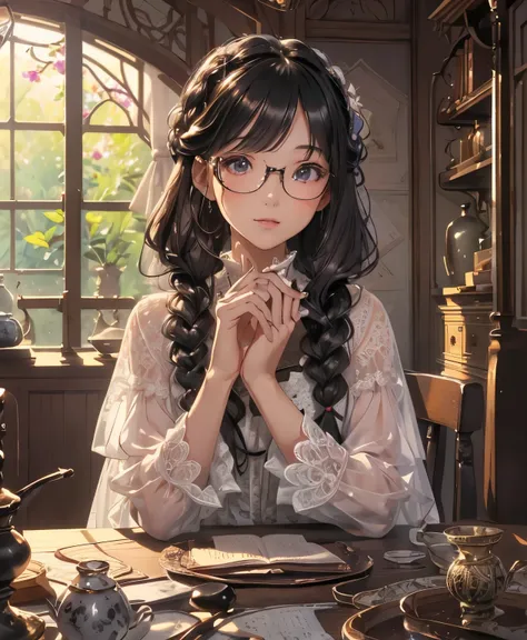 Highest Quality、masterpiece、high sensitivity、high resolution、detailed explanation、Slender Women、15age、 Style art, beautiful and aesthetic:1.2), (1 girl on break day:1.3), Very detailed,(fractal art:1.1),(colorful:1.1)(flower:1.3),most detailed,( zentangl...