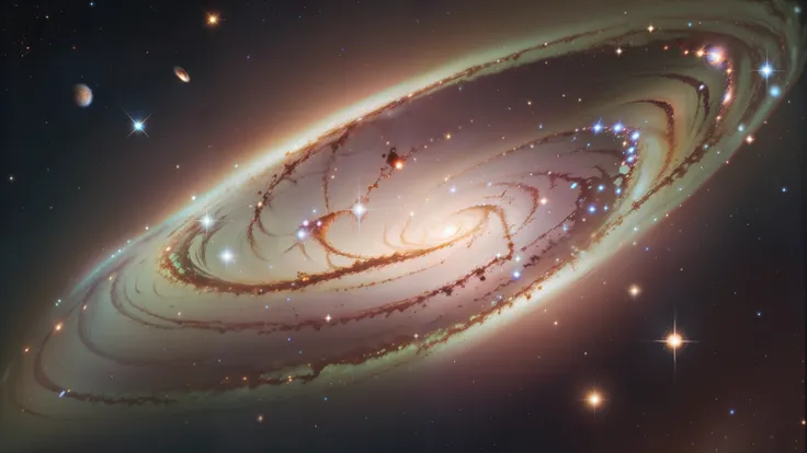 star々が渦巻くMilky Way, plants and bright spirals, Space and, Milky Wayの光のカラー, Milky Way色, splashes of neon Milky Way, swirling Milky Way, カラフルなMilky Wayのテーマカラー, The colors of the universe, galaxy, Milky Way swirling around, 美しいMilky Way, Milky Wayの色合, 明るいstar...