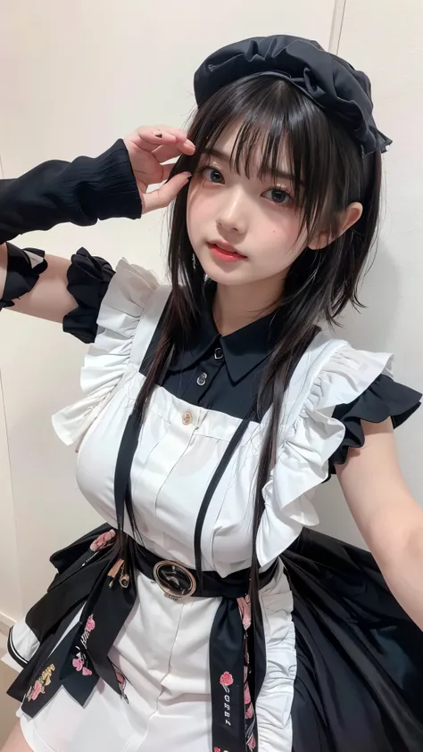 Nakano Ichika、masterpiece、8K、 RAW photos 、Highest Quality、1 girl on break day、((blush, ecstasy, orgasms))、(Blush:1.2)、(embarrassed expression:1.mall breasts、 nice short hairstyle 、black hair、nice background、Nice dress、(detailed hands:.13、perfect right hand...