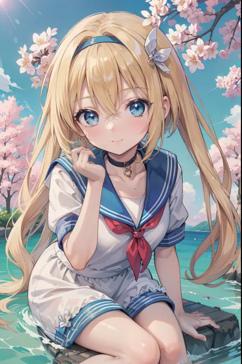 Gently stare, by krenz Cassiato , Asuka, is sitting, Asuka, anime styleイラスト, official art, High Quality Animated Art, high resolution, anime style, (short sleeve summer sailor suit:1.5),
Playful yet elegant maid mini dress in deep pink and white,
Black...
