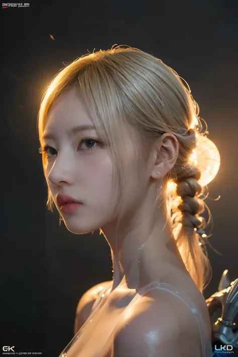 Translucent ethereal alien warrior, ModelShoot style, (Extremely detailed CG unified 8K wallpapers), The beauty of abstract stylization,, surrealism, 8K, Super detail, Best quality, Award-Awarded, Anatomically correct, 16k, Super detail, perfect , 1girl