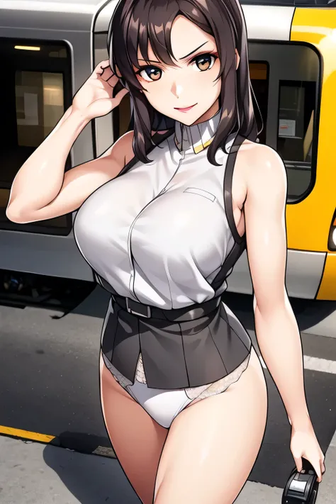 ，nice smiles，Can you draw a woman looking at a train，can you draw a woman waiting in front of the car in front of you，東京の地下鉄ホームでwaiting for the train女性は描けますか， ,congestion,waiting for the train，fun，Underground railway stations ，The sign hanging on the wall，...