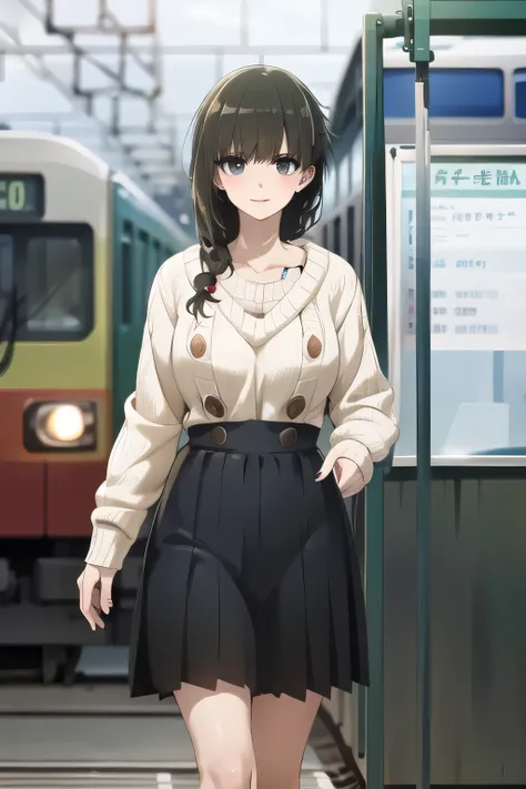 ,nice smiles,Can you draw a woman looking at a train,can you draw a woman waiting in front of the car in front of you,東京の地下鉄ホームでwaiting for the train女性は描けますか, ,congestion,waiting for the train,fun,Underground railway stations ,The sign hanging on the wall,...