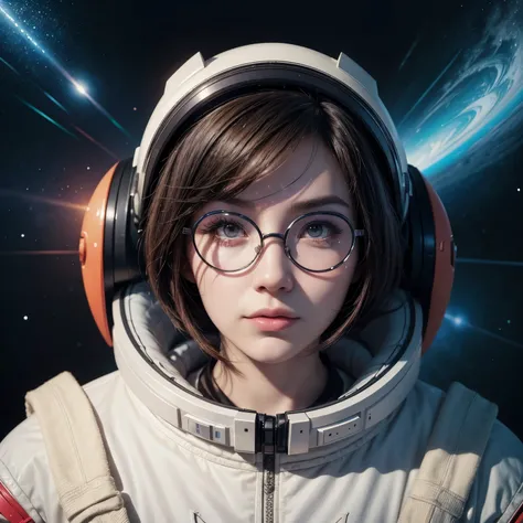 a close up of a woman wearing a helmet and glasses, portrait anime space cadet girl, portrait armored astronaut girl, lois van baarle and rossdraws, rossdraws | afrofuturism, inspired by Lois van Baarle, by Lois van Baarle, jen bartel, sci-fi digital art i...