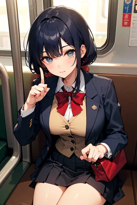 Highest Quality、high resolution、(high image quality:1.3)、masterpiece、detailed background、(very detailed face:1.3)、(detailed eyes:1.3)、age beauty、huge breasts、(Normal number of fingers:1.3)、anatomically correct、perfect body line、Bright-colored hair、braided ...
